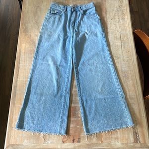Everlane summer jean high rise wide leg